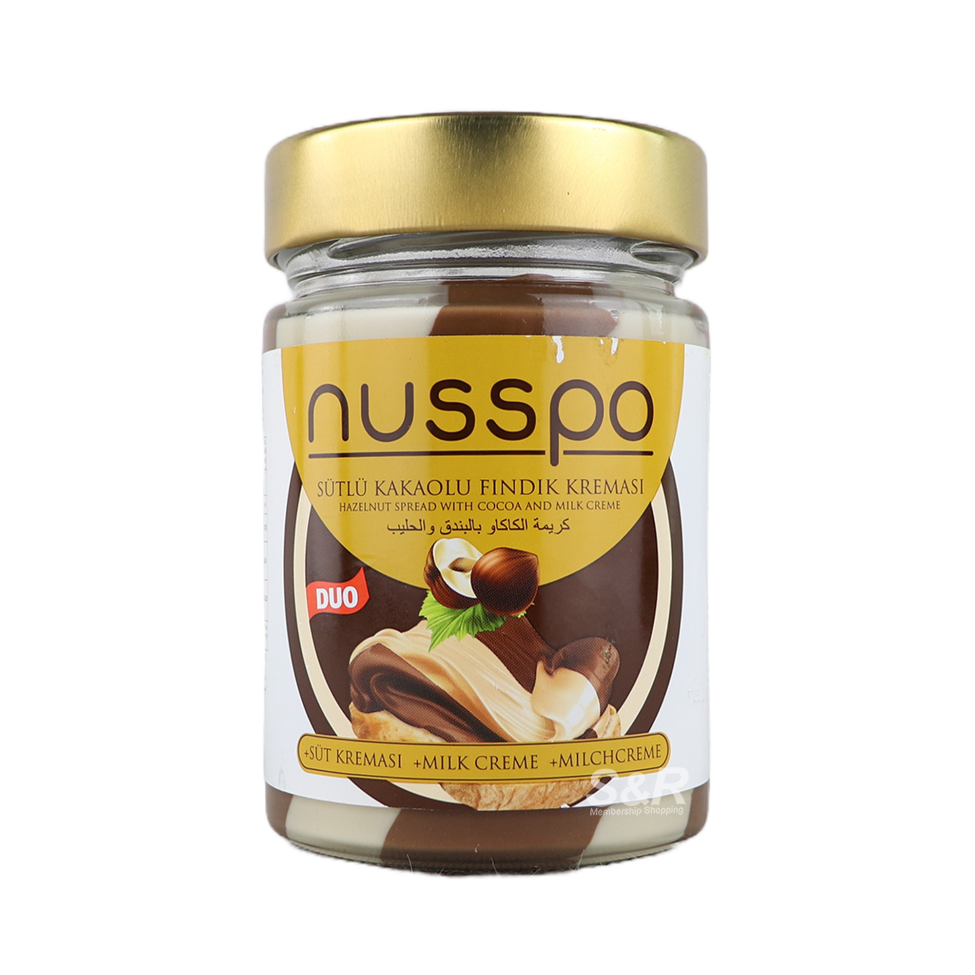 Nusspo Cocoa And Milk Creme Hazelnut Spread 350g